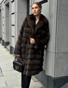 Шуба из соболиного меха