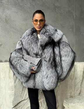 Полушубок из чернобурки