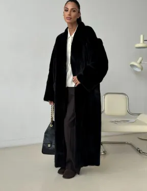 Длинная норковая шуба BLACKGLAMA