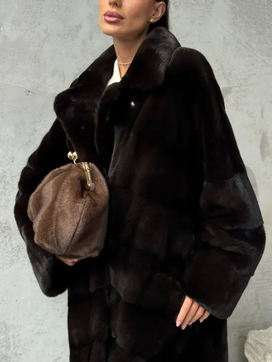 Натуральная норковая шуба