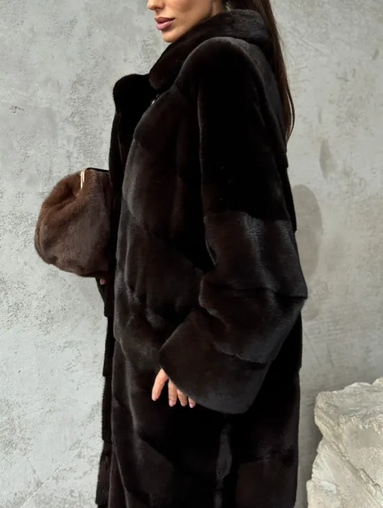 Натуральная норковая шуба