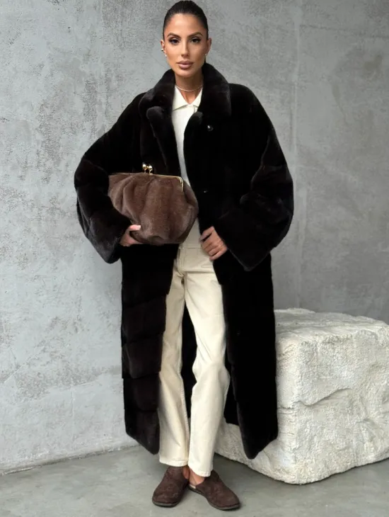 Натуральная норковая шуба