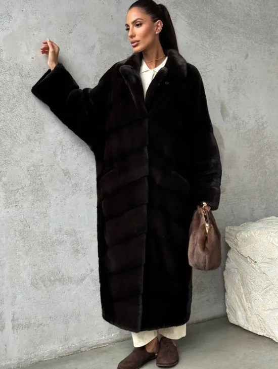 Натуральная норковая шуба