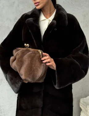 Натуральная норковая шуба