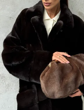 Натуральная норковая шуба