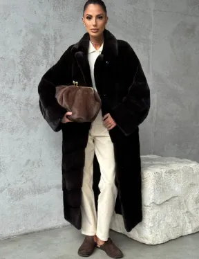 Натуральная норковая шуба