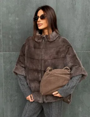 Куртка - кофта норковая на молнии