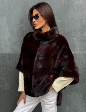 Норковый полушубок на молнии