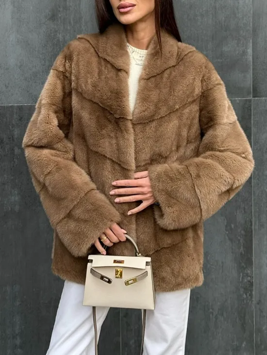 Полушубок норковый