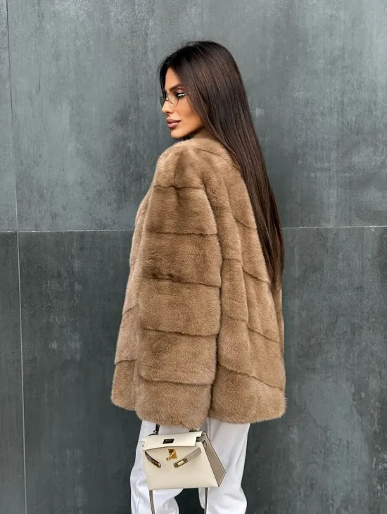 Полушубок норковый