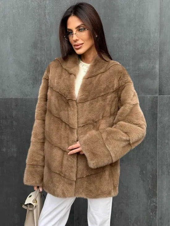 Полушубок норковый