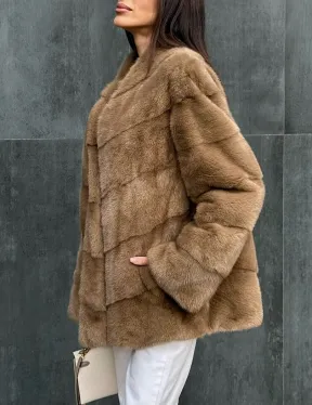 Полушубок норковый