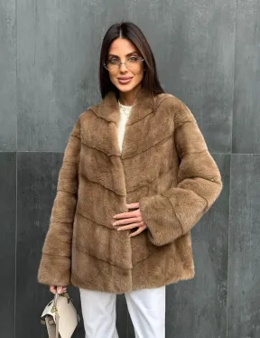 Полушубок норковый