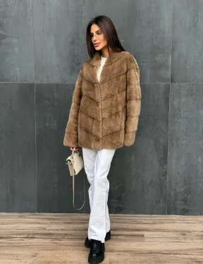 Полушубок норковый