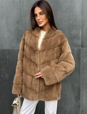 Полушубок норковый