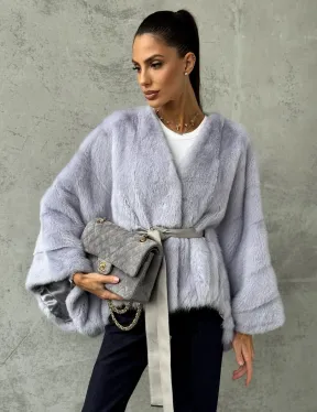 Короткая норковая шуба