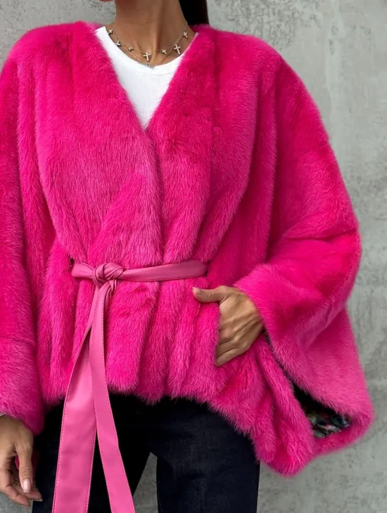 Короткая шуба из меха норки