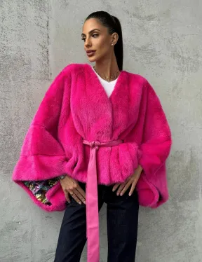 Короткая шуба из меха норки