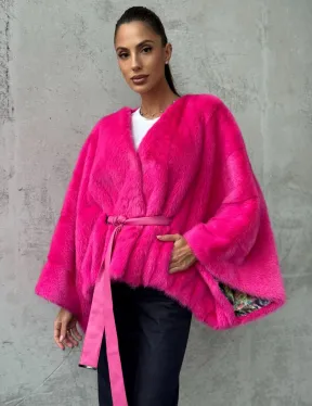 Короткая шуба из меха норки