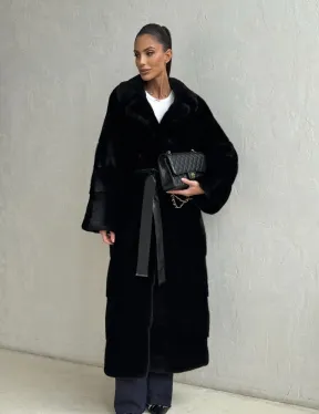 Шуба норка - паркетная раскладка