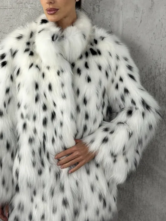 Шуба из лисы под рысь 2026