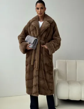 Норковая шуба - кимоно