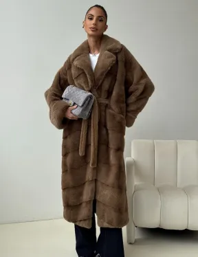 Норковая шуба - кимоно