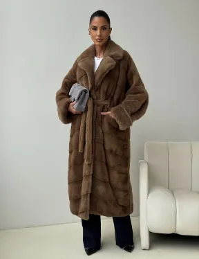 Норковая шуба - кимоно