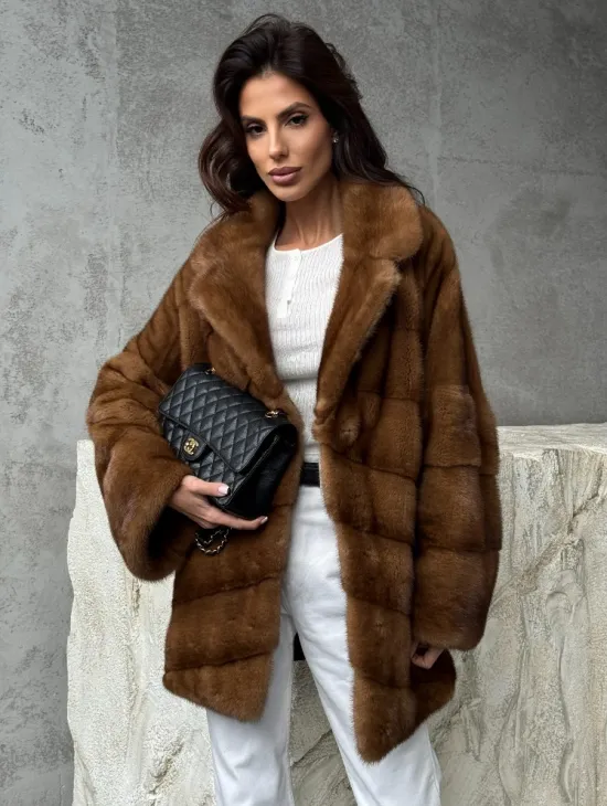 Полушубок норковый - автоледи