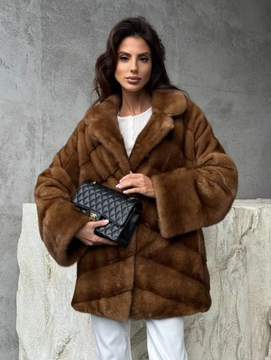 Полушубок норковый - автоледи