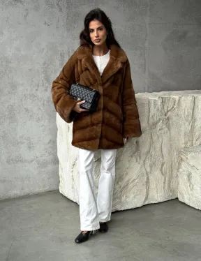 Полушубок норковый - автоледи