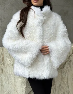 Шуба из альпаки