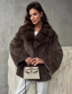 Норковая шуба автоледи