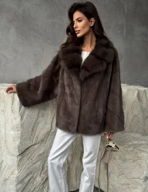 Норковая шуба автоледи