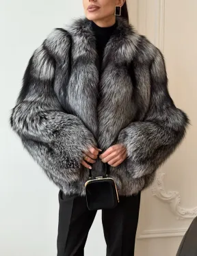 Шуба из чернобурки