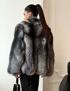 Шуба из чернобурки