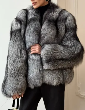 Шуба из чернобурки