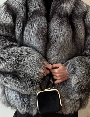 Шуба из чернобурки