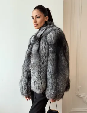 Шуба из чернобурки