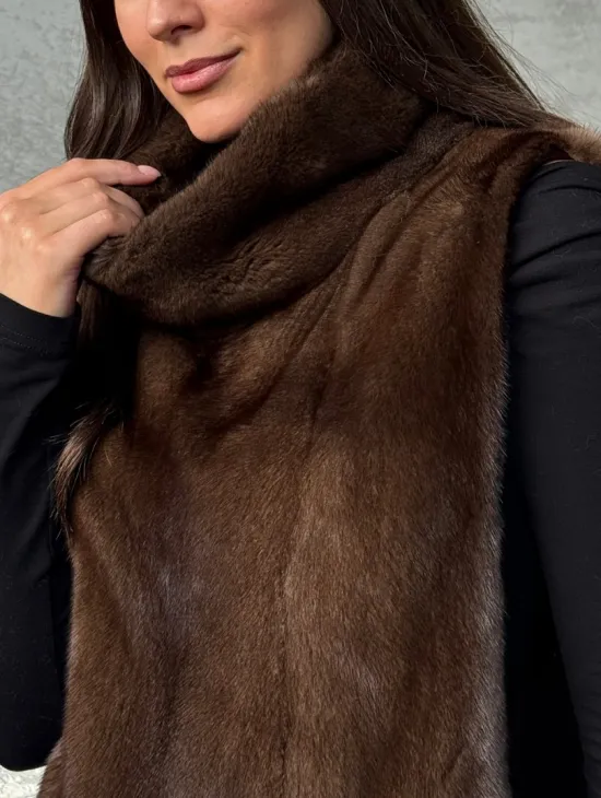 Манишка для женщин - норковая