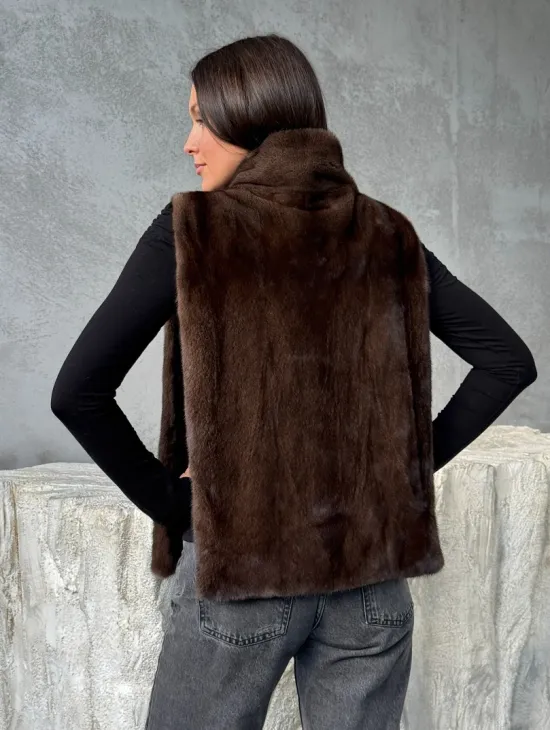 Манишка для женщин - норковая