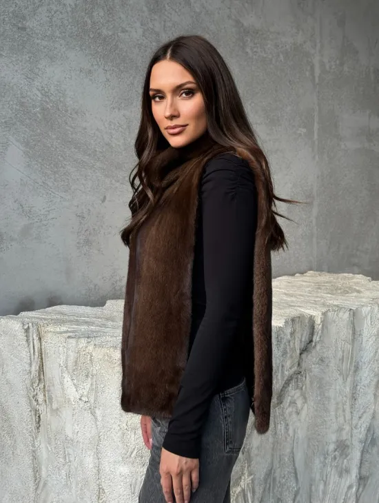 Манишка для женщин - норковая