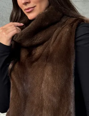 Манишка для женщин - норковая