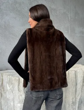 Манишка для женщин - норковая