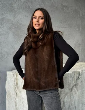 Манишка для женщин - норковая