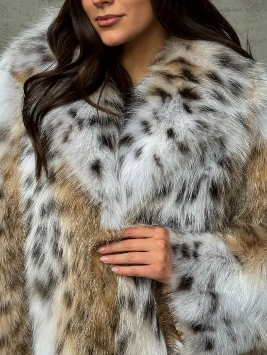 Шуба из рыси