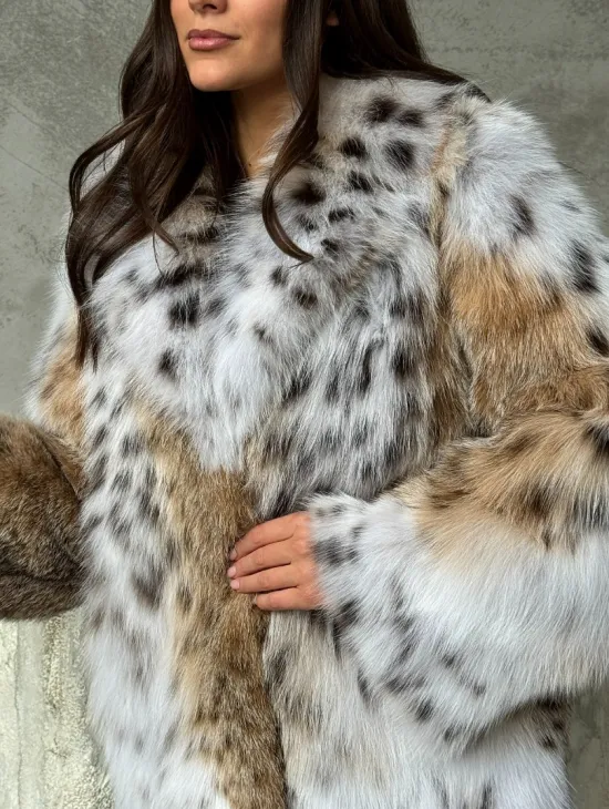 Шуба из рыси