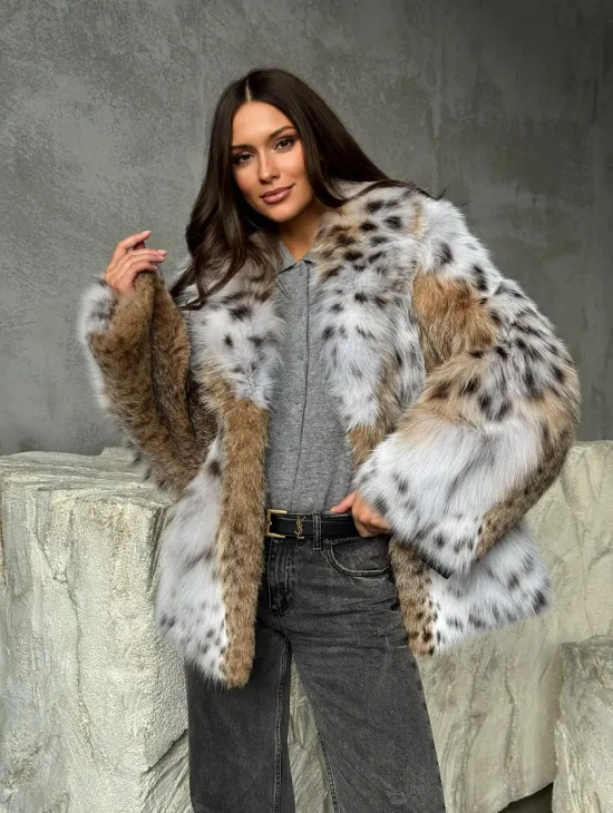 Шуба из рыси