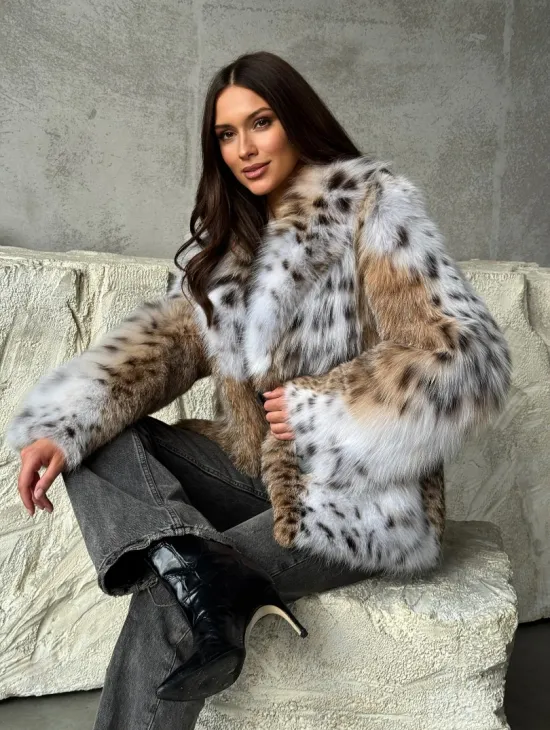 Шуба из рыси