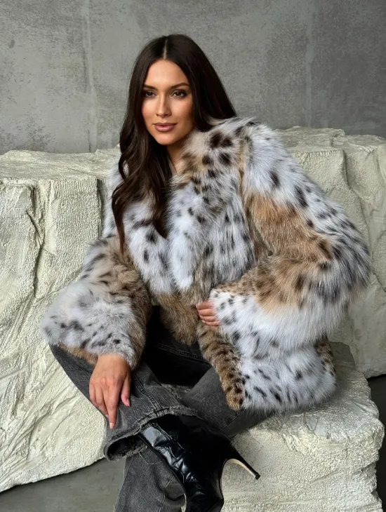 Шуба из рыси